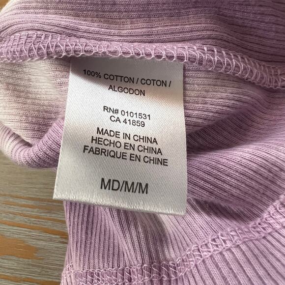 Women's Fanta Racerback Cropped Graphic Purple Tank Top - Size Medium - NWT - Picture 2 of 5